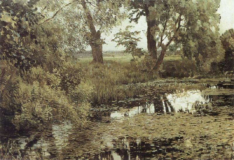 Isaac Levitan Overgrown Pond